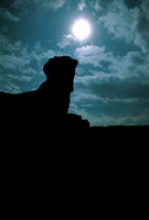 Abrigo rocoso cerca de la laguna  de la Herrera en la Sabana de Bogot�.