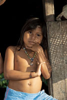 Ni&ntilde;a Waunana del bajo San Juan.