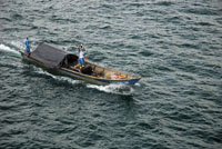 Regreso a puerto de una embarcaci�n de cabotaje.