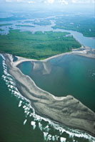 La amplitud de las mareas en la costa del Pac�fico contribuye decisivamente a la configuraci�n de los rasgos morfol�gicos del litoral.