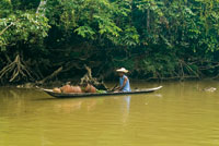 En el delta del r�o San Juan conviven arm�nicamente con el entorno natural, comunidades ind�genas y negras.
