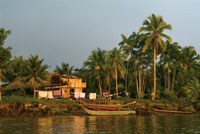 Habitaci�n t�pica de la zona rural costera de Tumaco