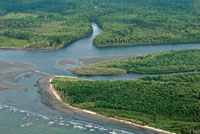 Delta y estuario del r�o Patianga.