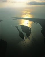 Los deltas actuales son el resultado de la acumulaci�n de sedimentos en las desembocaduras de los r�os durante los �ltimos 4.000 a�os.