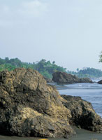 Litoral rocoso en las playas de El Valle, golfo de Tribug�.