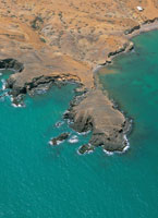 Litoral rocoso de la serran�a de Carpintero, en la Alta Guajira.