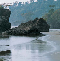 Escarpes rocosos en el golfo de Cupica.