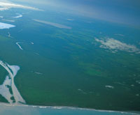 Delta del r�o Atrato en bah�a Colombia, dentro del golfo de Urab�.