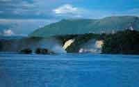 Parque Nacional Canaima en Venezuela, estado de Bol�var.