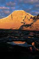 Los picos m�s elevados de la Orinoquia colombiana forman la divisoria de aguas de la cordillera Oriental; el l�mite de las nieves perpetuas se presenta sobre los 4.100 m de altitud.