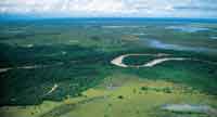 La llanura de inundaci�n, con sabanas y selvas riparias inundables, es uno de los ecosistemas m�s diversos del llano y es considerado uno de los humedales estacionales de mayor extensi�n.