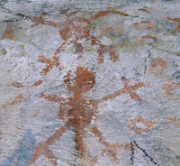 Pictograma Muisca, evidencia de la temprana ocupaci�n de la alta monta�a tropical colombiana.