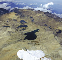 La Sierra Nevada de Santa Marta, en Colombia, est� sujeta a una gran influencia clim�tica marina y continental, factores que determinan un gradiente altitudinal complejo y gran diversidad de climas y tipos de vegetaci�n. Es el l�mite m�s septentrional de