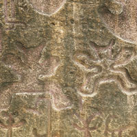 Piedra pintada, en Aipe, importante centro donde los ind�genas realizaban el trueque.