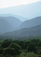 La gran cordillera de los Andes emergi� por el vulcanismo generado por el choque de placas tect�nicas y con el paso del tiempo, su forma final fue modelada por la acci�n erosiva del agua.