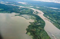 Llanura de desborde cerca a la serran�a de San Lucas.