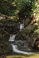 La altura, el caudal, la geometr&iacute;a y la apreciaci&oacute;n est&eacute;tica hacen parte de los sistemas de clasificaci&oacute;n de las ca&iacute;das de agua. Ca&iacute;da escalonada en el departamento del Choc&oacute;. 