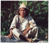 El grupo ind�gena Kogui ha conservado fielmente su ancestro cultural.