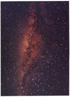 La V�a L�ctea, constituida por millones de cuerpos celestes.