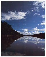 El r�o Apaporis  a la altura de Dos Rios, lugar donde convergen las aguas del Macay� Tunia y del Ajaj�.